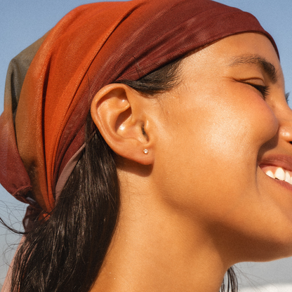 Zircon Stud Earrings – waterproof earrings by Mari Gavane (view 5)