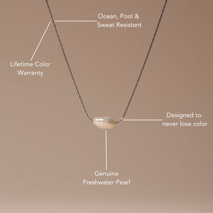 Baroque Pearl Choker – waterproof necklace by Mari Gavane (view 6)