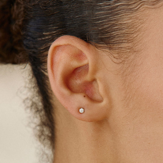 Zircon Stud Earrings – waterproof earrings by Mari Gavane