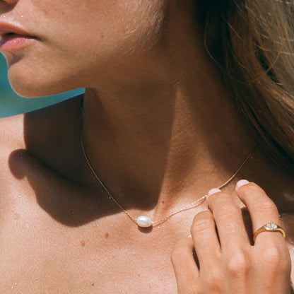 Baroque Pearl Choker – waterproof necklace by Mari Gavane (view 4)