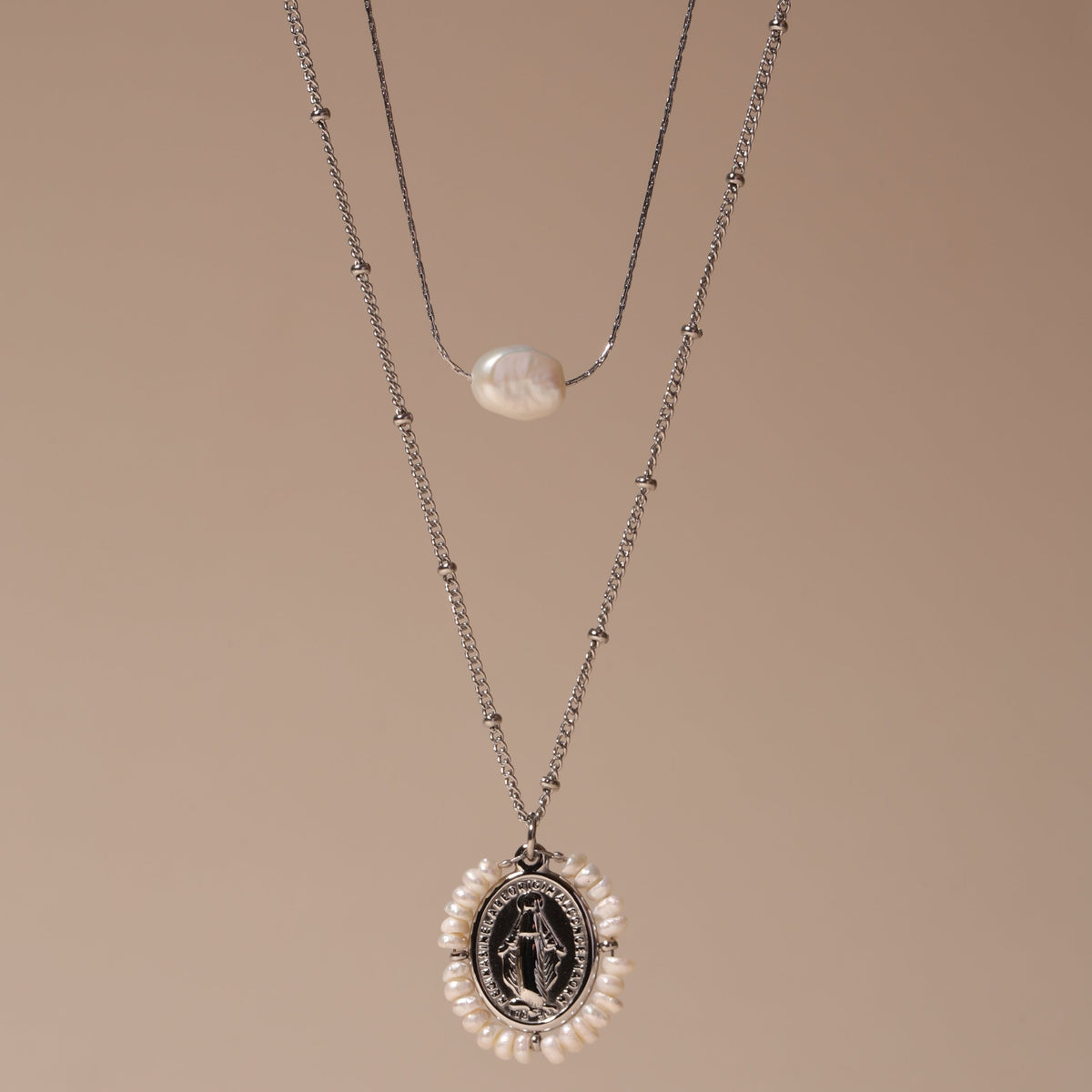 Baroque Pearl Choker – waterproof necklace by Mari Gavane (view 8)