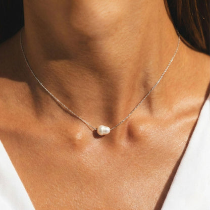 Baroque Pearl Choker – waterproof necklace by Mari Gavane (view 5)