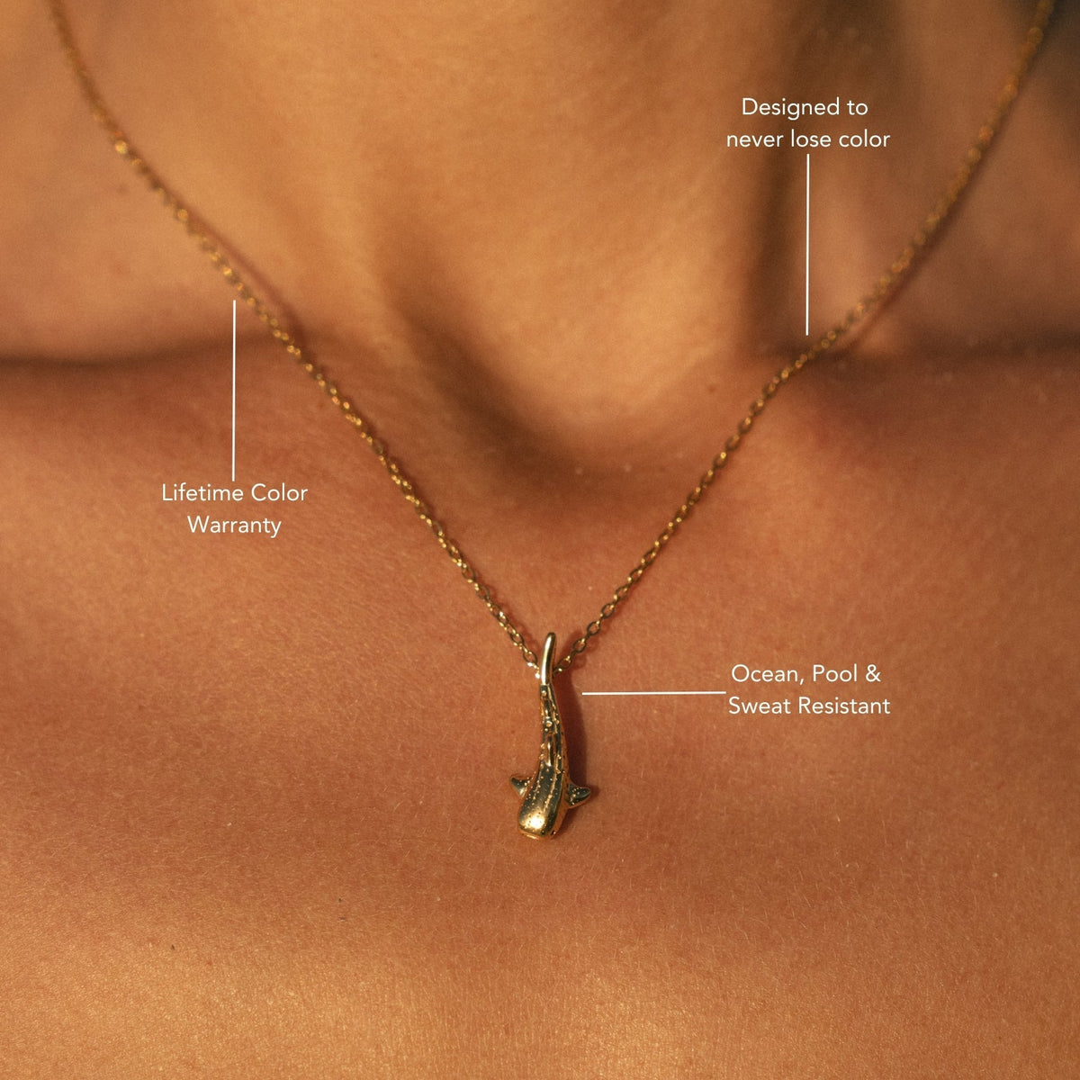 Whale Shark Necklace – waterproof necklace by Mari Gavane (view 8)