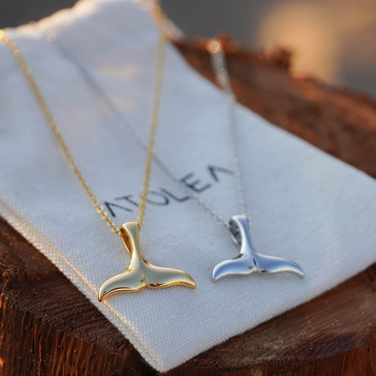 Whale Tail Necklace – waterproof necklace by Mari Gavane (view 7)