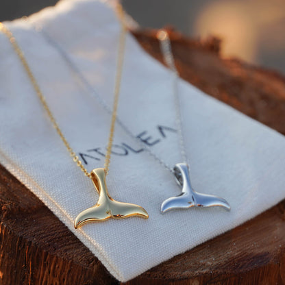 Whale Tail Necklace – waterproof necklace by Mari Gavane (view 7)