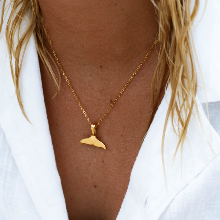 Whale Tail Necklace – waterproof necklace by Mari Gavane
