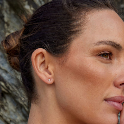 Zircon Stud Earrings – waterproof earrings by Mari Gavane (view 7)